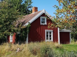 Log cabin in Swedish Småland at Pippi 